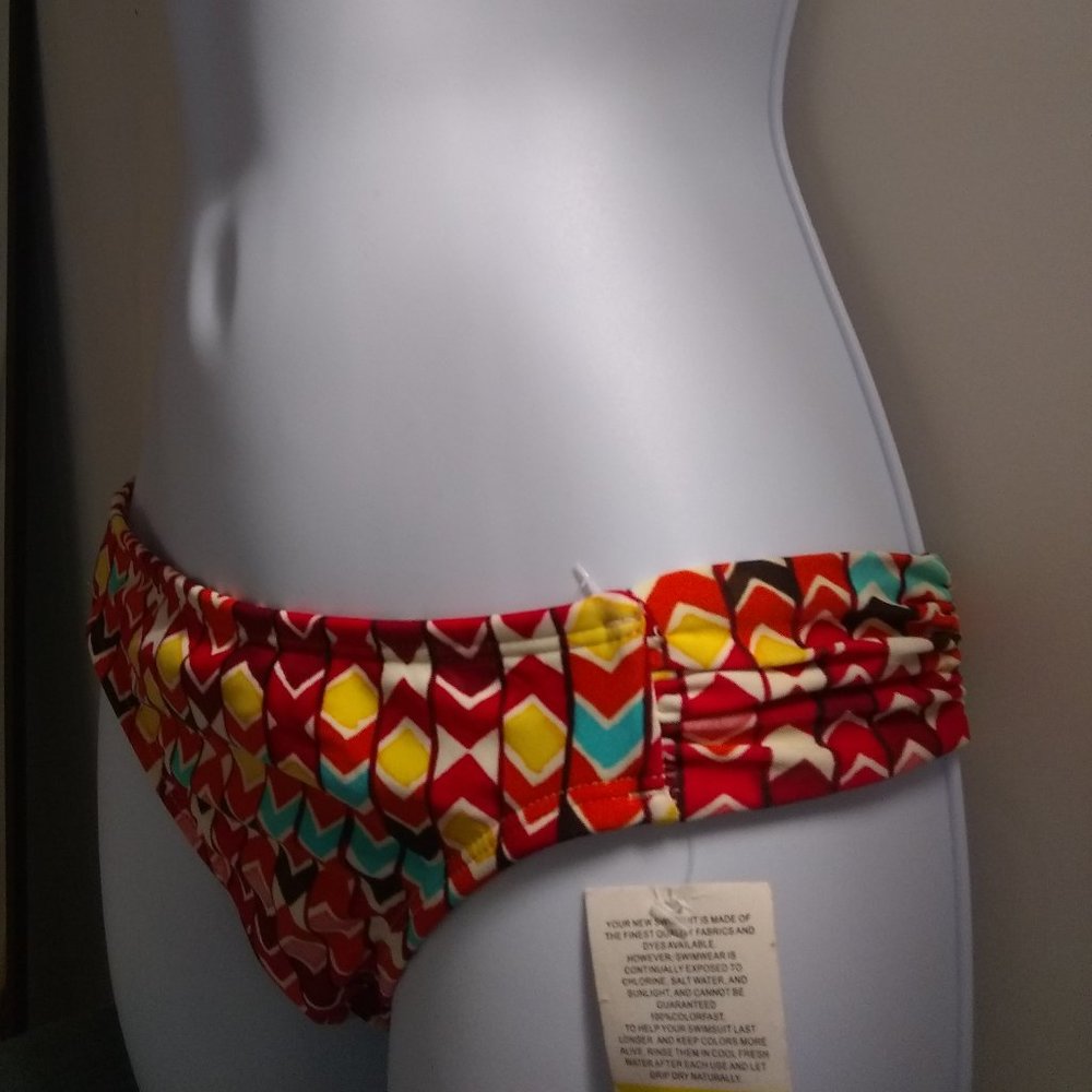 Hobie Red Bikini Bottoms Medium Size